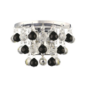 Atla Polished Chrome Crystal Wall Lights Diyas Modern Crystal Wall Lights Atla Polished Chrome Crystal Wall Lights Diyas Modern Crystal Wall Lights